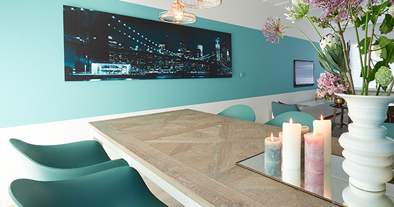 Modern interieur met uniek karakter