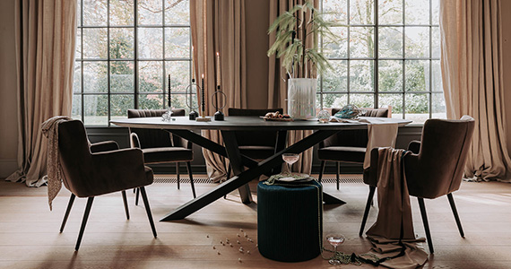 Creëer een sprookjesachtige kersttafel waar iedereen kan aanschuiven