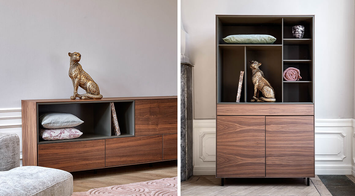 kast met accessoires