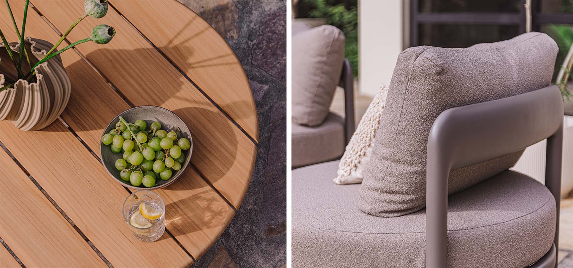 sfeer tuintafel