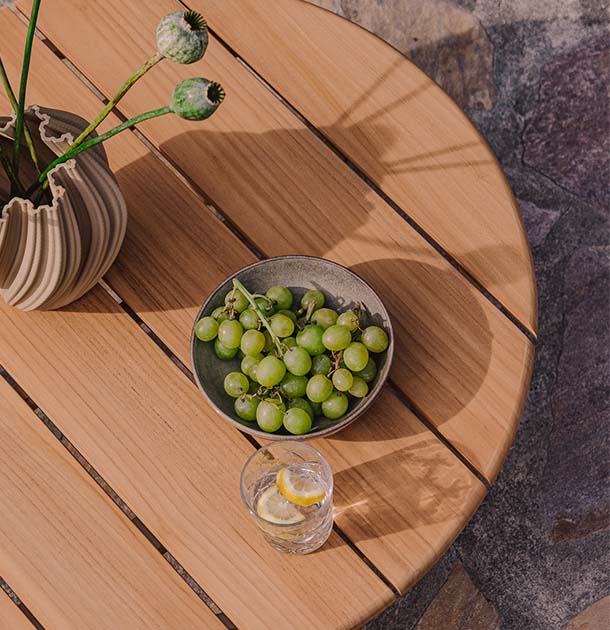 sfeer tuintafel