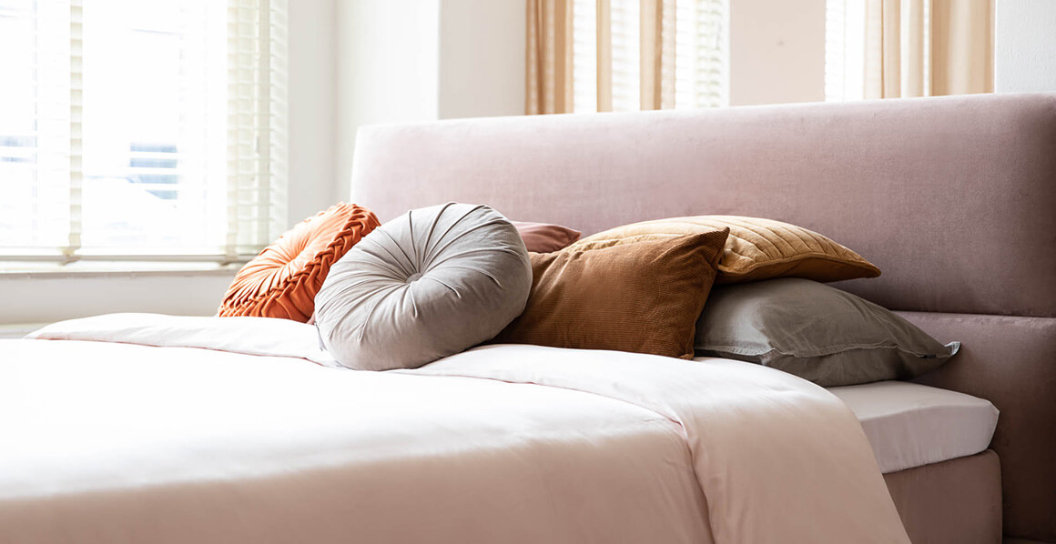 Velvet chic boxspring desktop - 2065