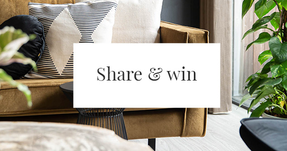 Share & win ♥ winnaar December