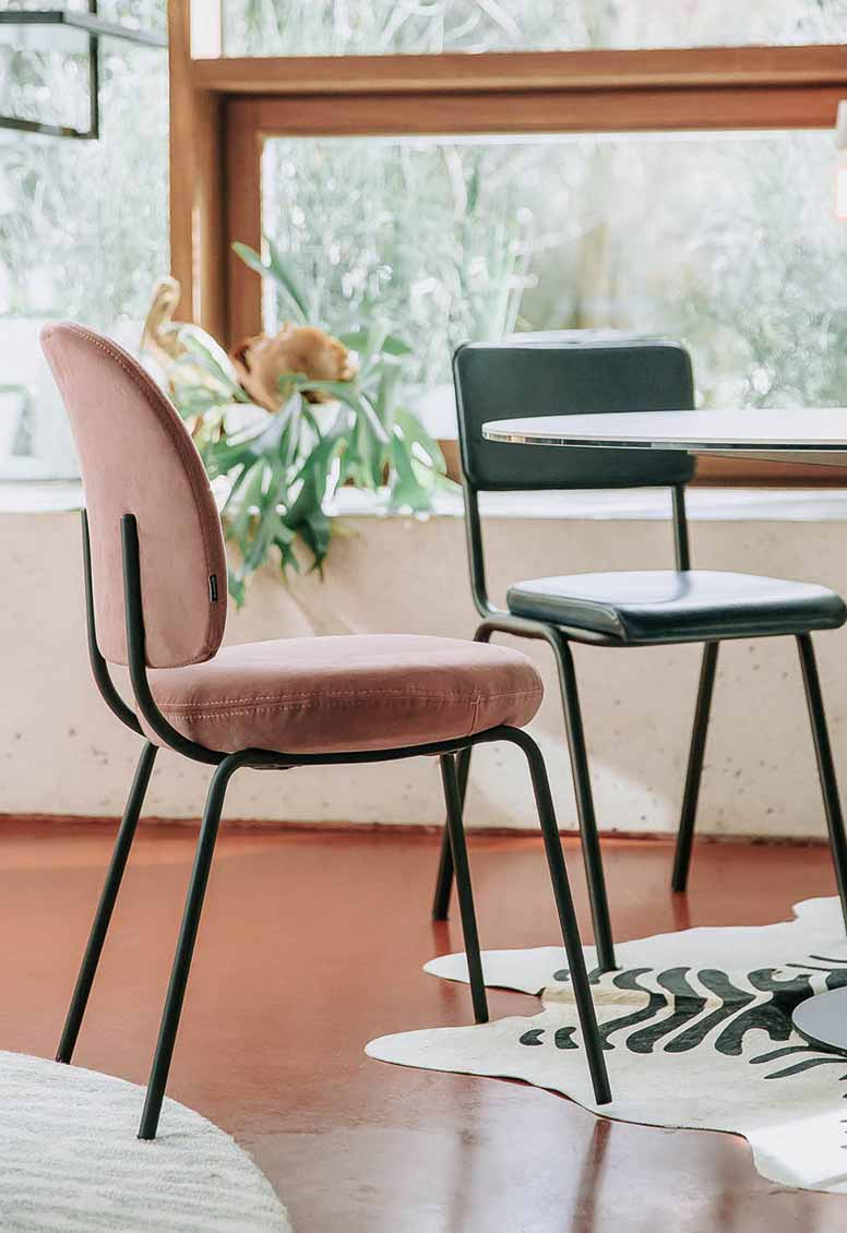 Eethoek in eclectische stijl: more is more