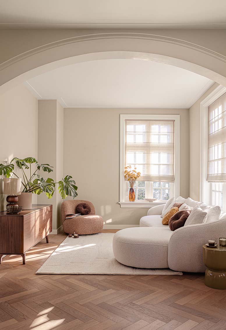 Relaxen in stijl met mooie ronde vormen 
