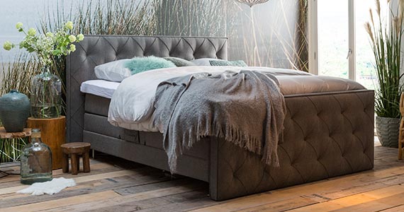 Een boxspring in voorjaarssfeer? Je stelt hem zelf samen!