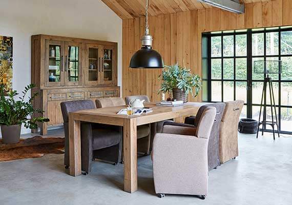 Hoeveel eetkamerstoelen passen er aan mijn eettafel?
