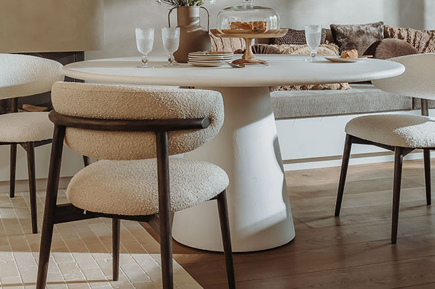 sfeer eettafel stone