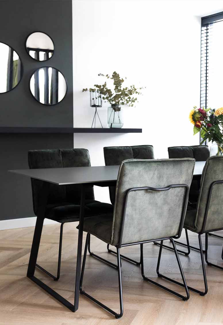 Stylish met zwart, wit en grijs 