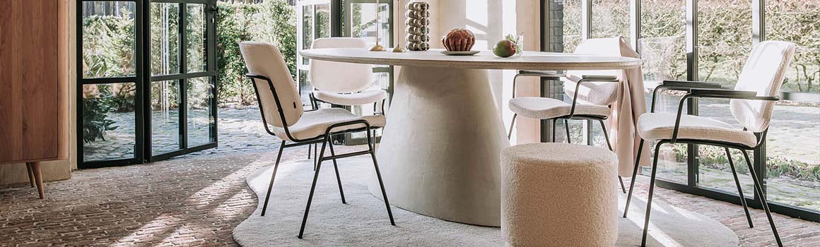 Ronde eettafel 8 personen