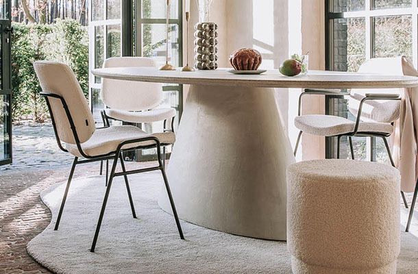 Ronde eettafel 8 personen