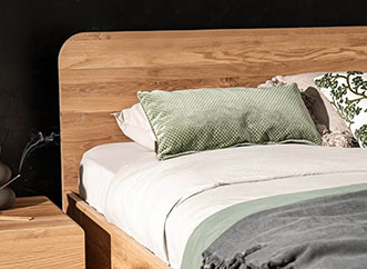 houten bed