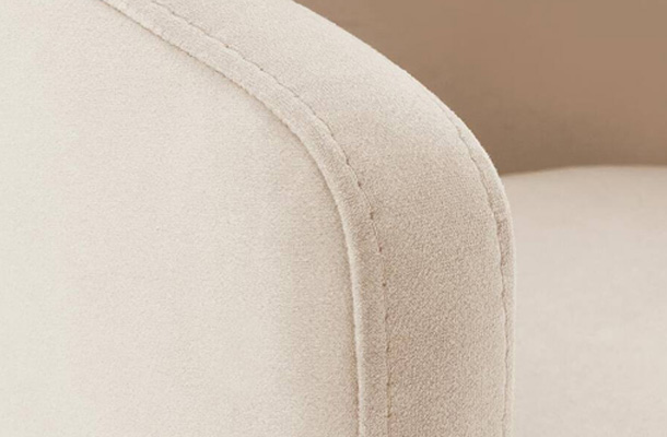 Eetkamerstoel velvet beige