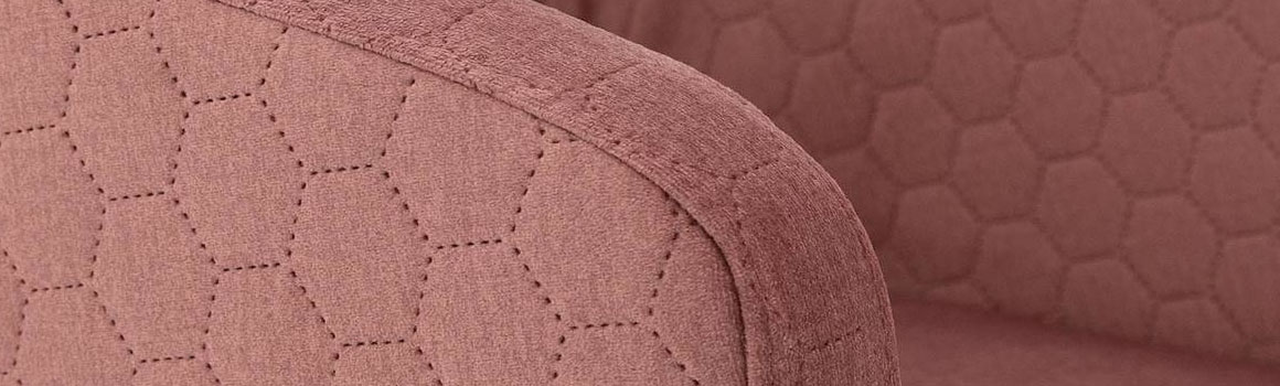 Eetkamerstoel velvet roze