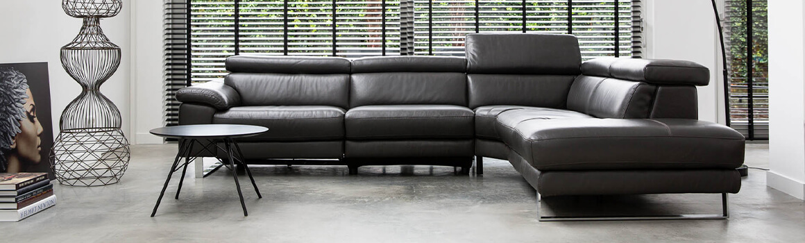 Designbank zwart