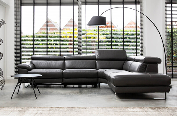 Designbank zwart