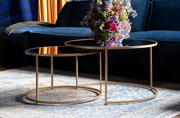 glazen salontafel