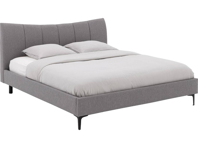 Goossens gestoffeerd bedframe victory wit stof - 