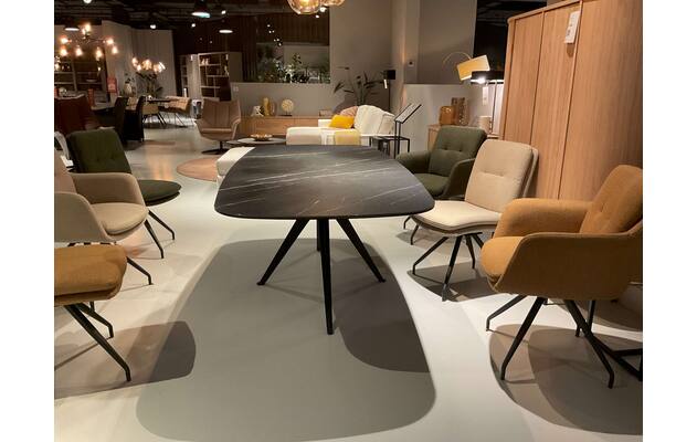 Goossens excellent eettafel cipressen rotterdam zwart keramiek - 0100843312_2026-08-12-14