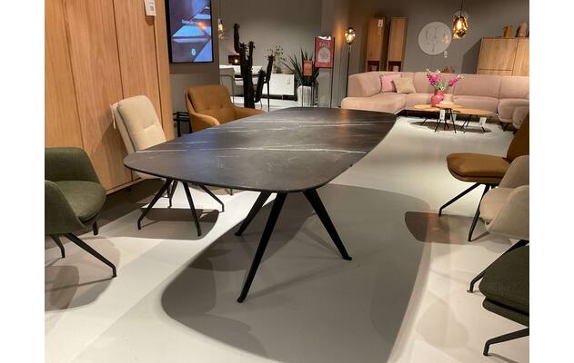 Goossens excellent eettafel cipressen rotterdam zwart keramiek - 0100843312_2026-08-12-14