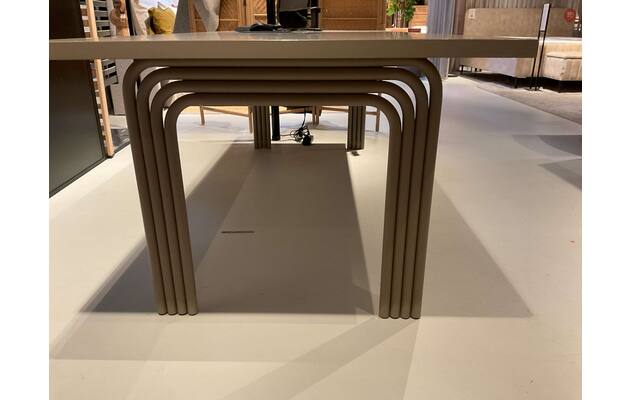 Goossens eettafel fenix hoorn beige hpl - 0100889210_2026-07-02-15