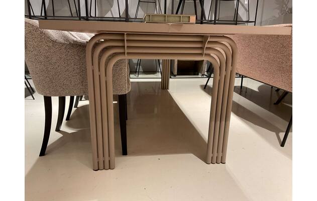 Goossens eettafel fenix roermond beige hpl - 0100889219_2026-05-17-15