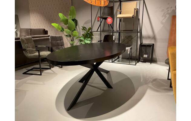 Goossens excellent eettafel blade concept rotterdam zwart metaal - 0100891232_2026-08-12-14