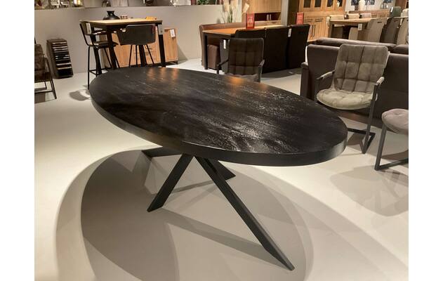 Goossens excellent eettafel blade concept rotterdam zwart metaal - 0100891232_2026-08-12-14