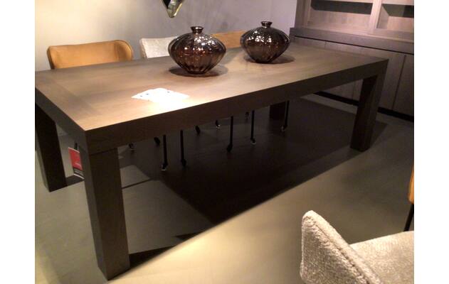 Goossens eettafel 240x110 clear baarle nassau donker bruin eiken - 0100905636_2026-07-07-17