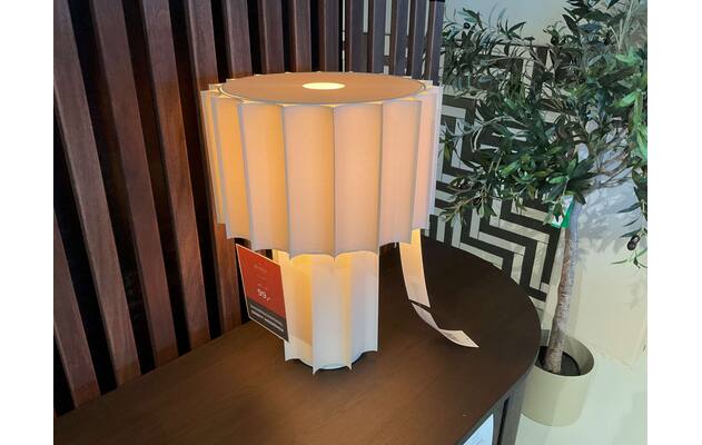 Goossens lamp ruffle hoorn wit stof - 0100909864_2026-07-27-17