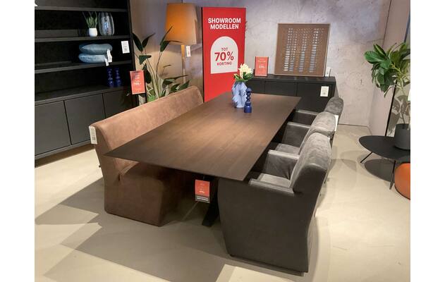 Goossens excellent eettafel mente waalwijk bruin eiken - 0100914492_2026-08-13-12