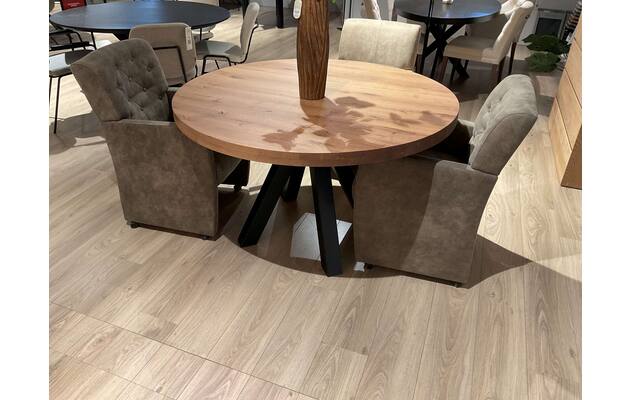 Goossens eetkamertafel blade concept roermond donker bruin eiken - 0100914514_2026-08-13-17