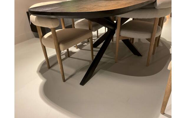 Goossens eettafel nilo rotterdam zwart mango - 0100914633_2026-08-13-17