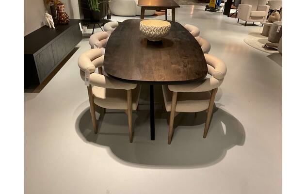 Goossens eettafel nilo rotterdam zwart mango - 0100914633_2026-08-13-17