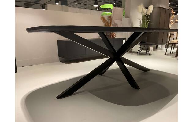 Goossens eettafel nilo rotterdam zwart mango - 0100914633_2026-08-18-12