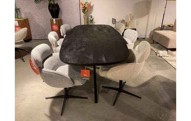 Goossens eettafel nilo utrecht zwart mango - 0100914641_2026-08-13-17