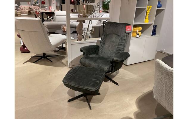 Goossens fauteuil hocker odder zevenaar groen stof - 0100915027_2026-08-17-09