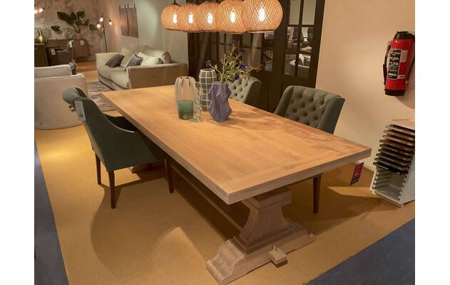 Goossens eettafel britain peer wit eiken - 0100916703_2026-08-28-17