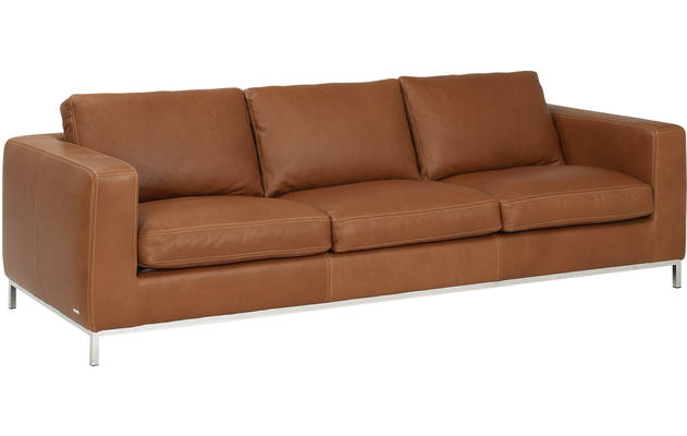 Goossens excellent zitbank massimo bruin leer - 8091229