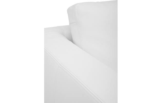 Goossens excellent zitbank massimo wit leer - 8120970-05