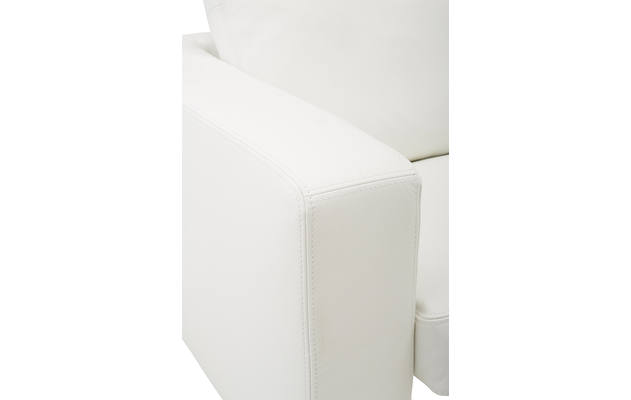 Goossens excellent zitbank massimo wit leer - 8121490-04