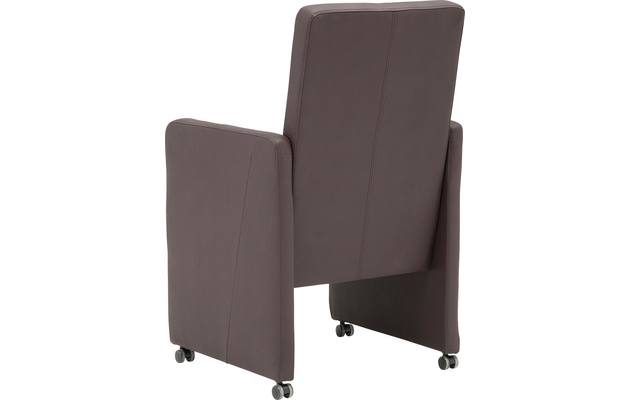 Goossens eetkamerstoel rivas bruin kunstleer - 8121829-05