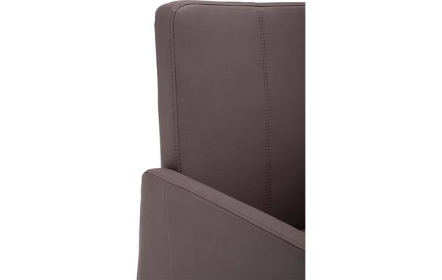 Goossens eetkamerstoel rivas bruin kunstleer - 8121829-08