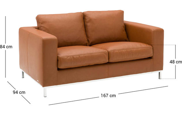 Goossens excellent zitbank massimo bruin leer - 8122158-98