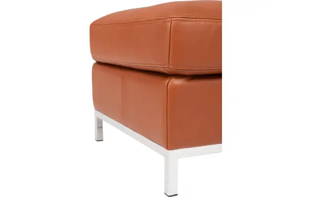 Goossens hocker massimo bruin leer - 8130616-02