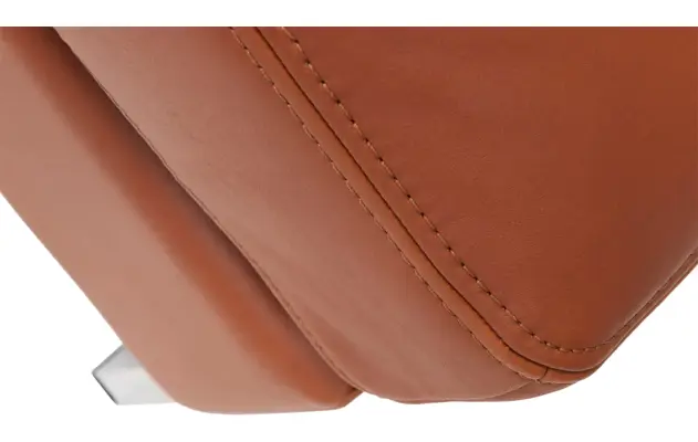 Goossens hocker massimo bruin leer - 8130616-04
