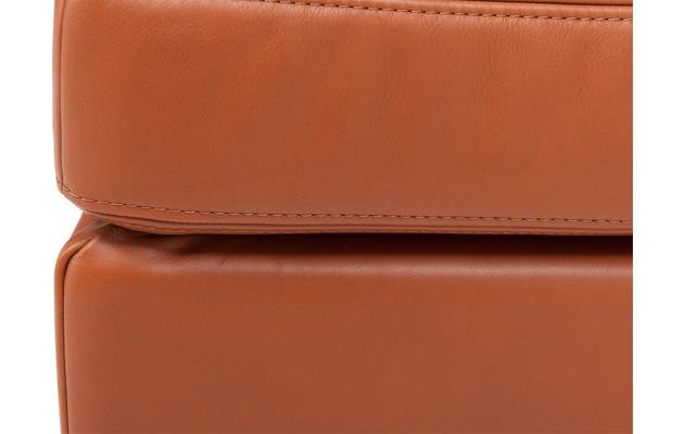 Goossens hocker massimo bruin leer - 8130616-05