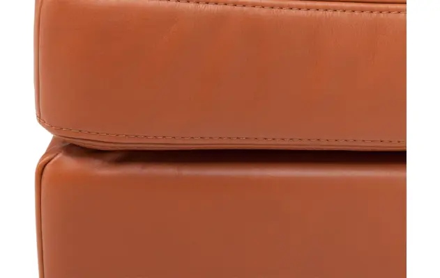 Goossens hocker massimo bruin leer - 8130616-05