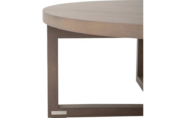 Goossens salontafel circulo donker bruin eiken - 8131147-02