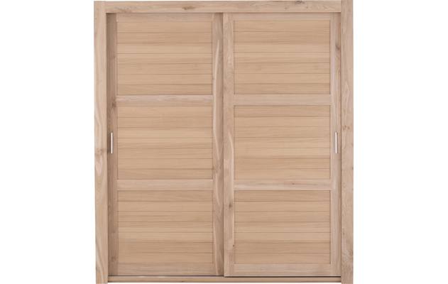 Goossens excellent kledingkast duo stripe onbewerkt eiken - 8131679-02